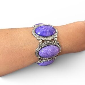 Elegant Purple Stone Bracelet
